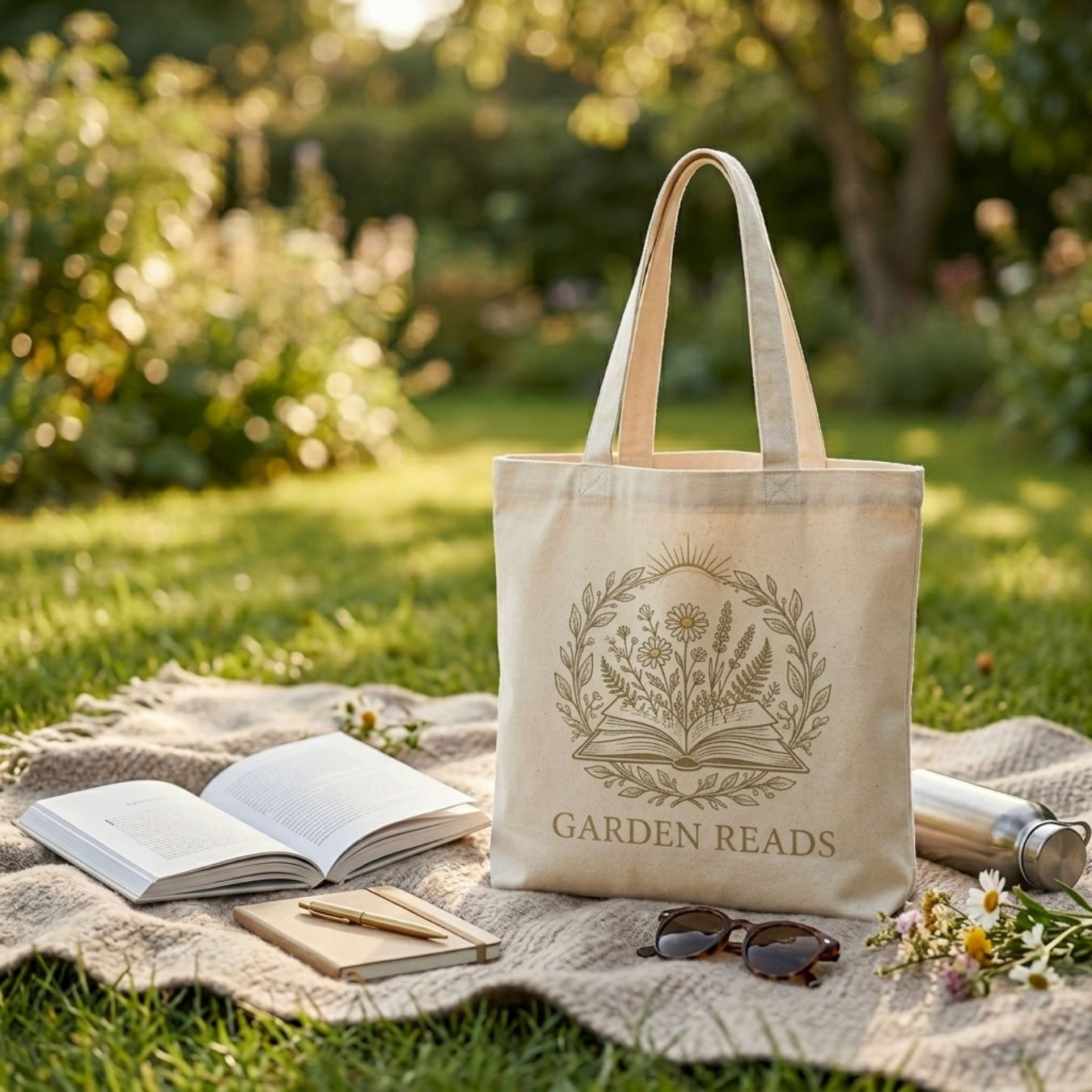 10x12 Inches | Small Essentials Tote Bag View 8
