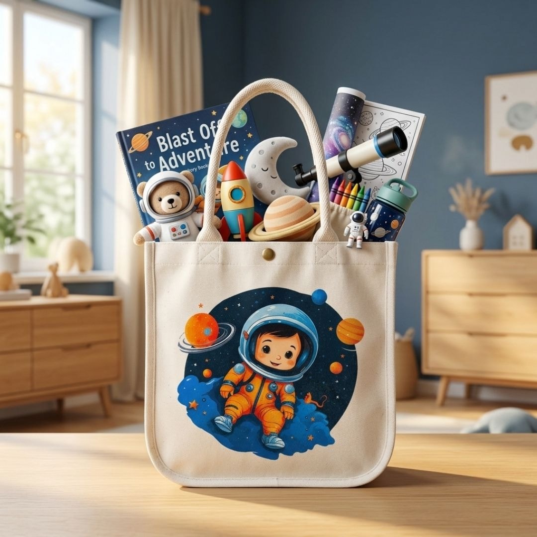 Little Astro Buddy Kids Bag | 300 GSM View 6