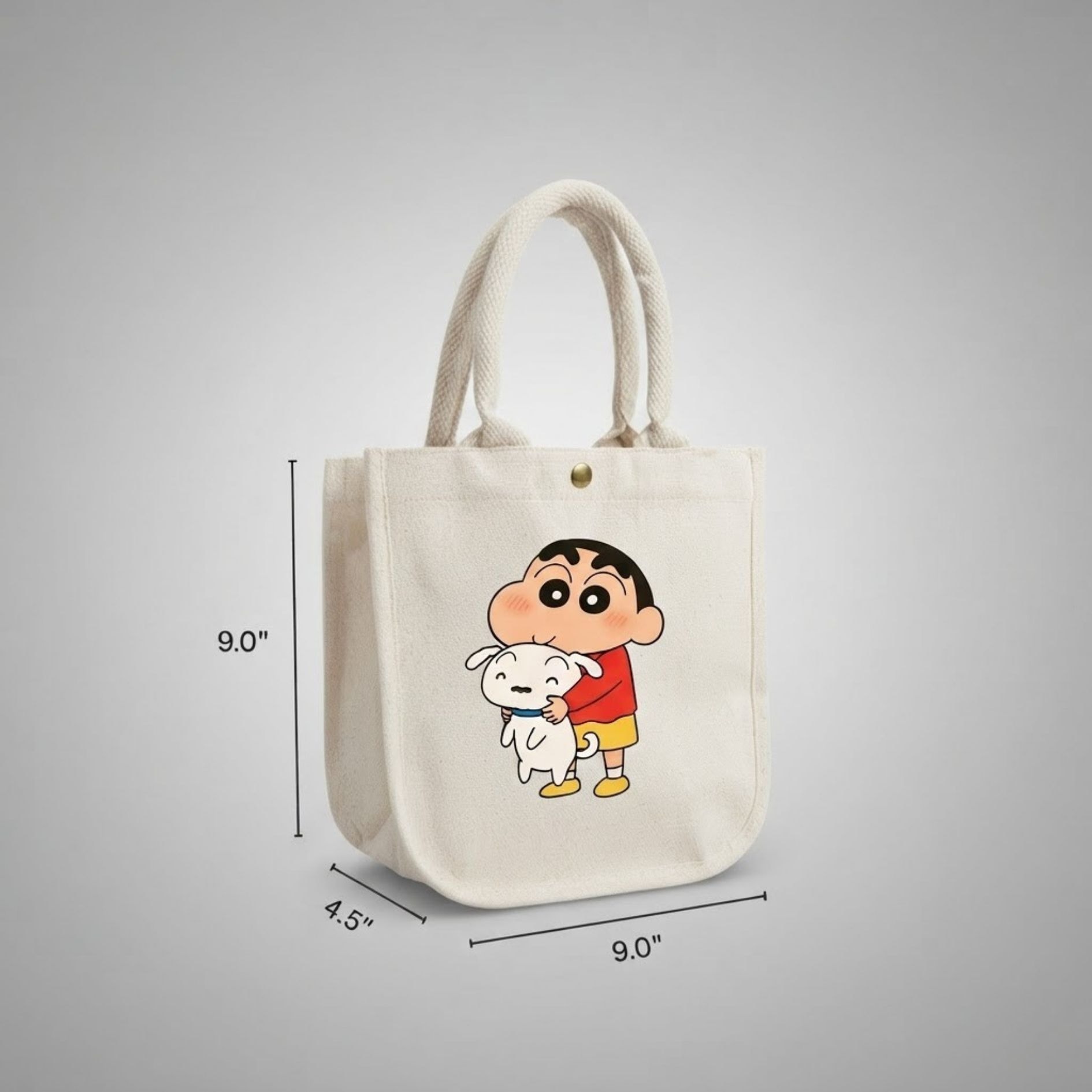 The Little Shinchan Kids Bag | 300 GSM View 1