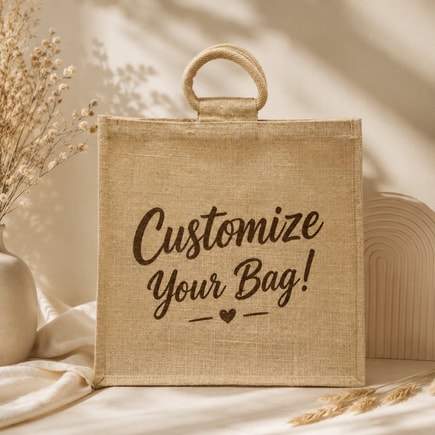 Square Jute Bags | 350 GSM View 6