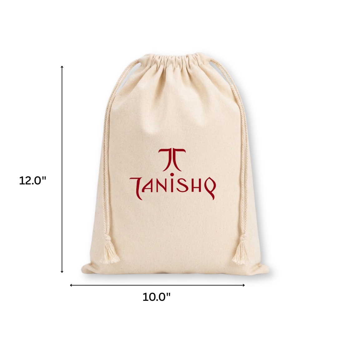 10x12 Inches Cotton Drawstring Bag | 150 GSM View 1