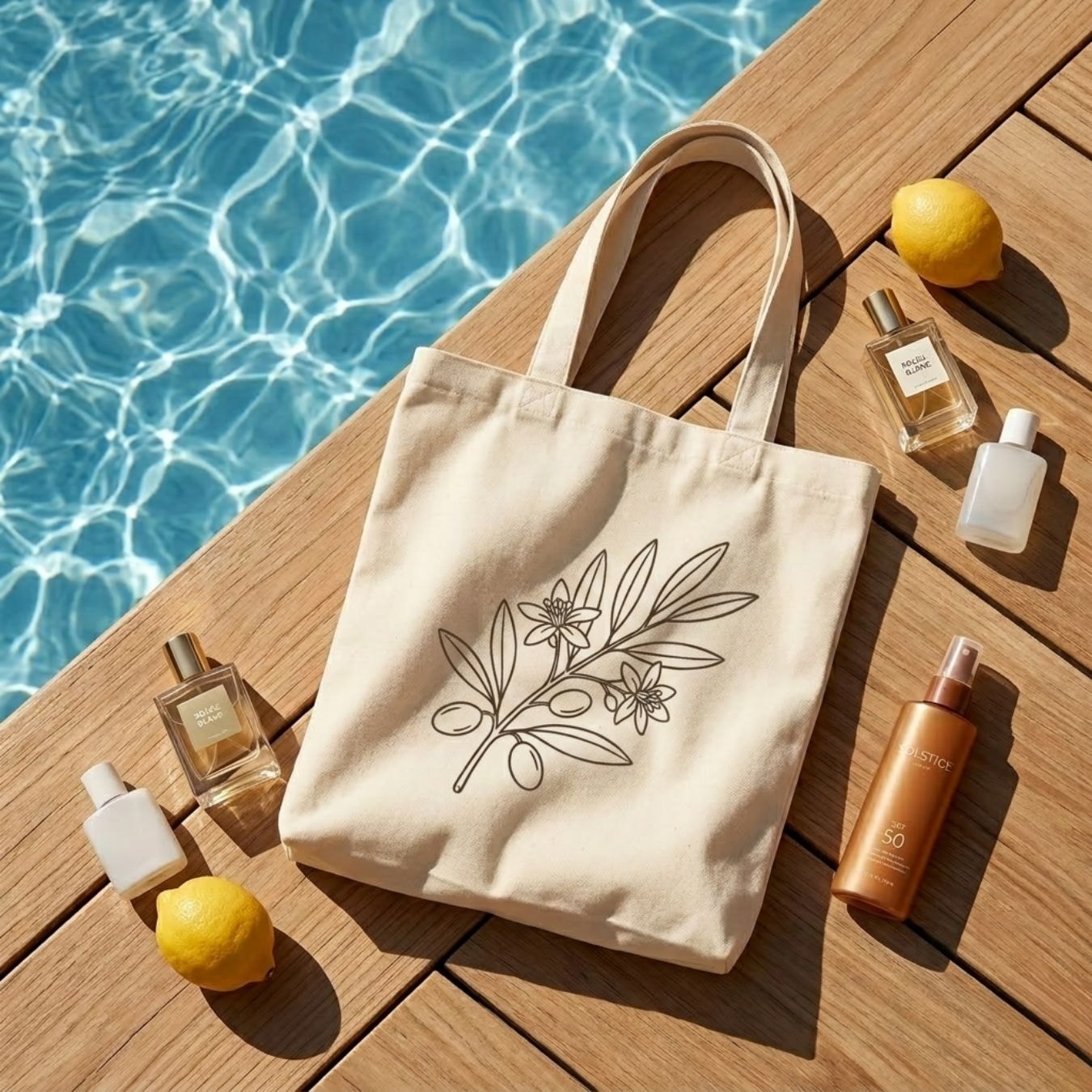 14x18 Inches | Signature Tall Cotton Tote Bag View 7