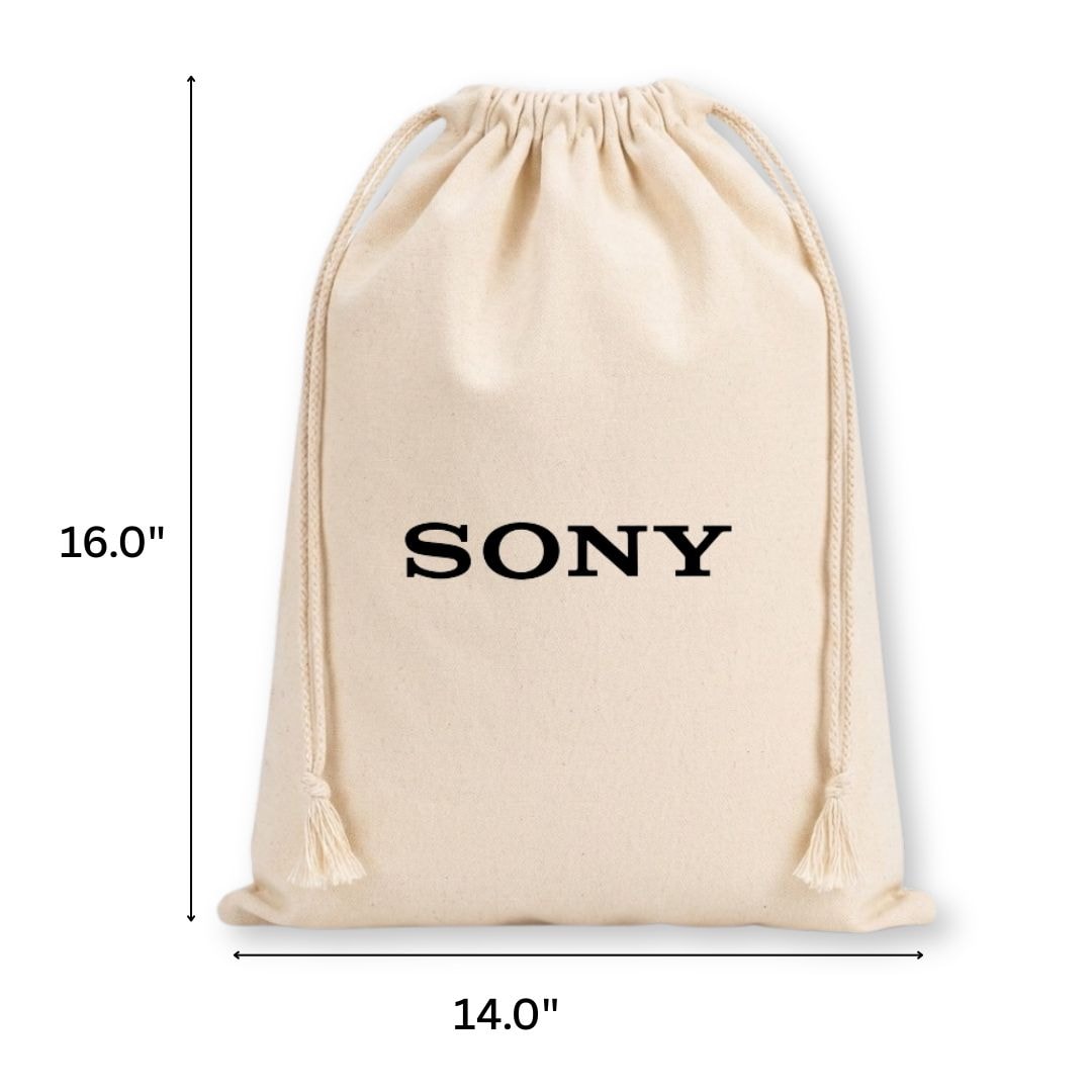 14x16 Inches Cotton Drawstring Bag | 150 GSM View 1
