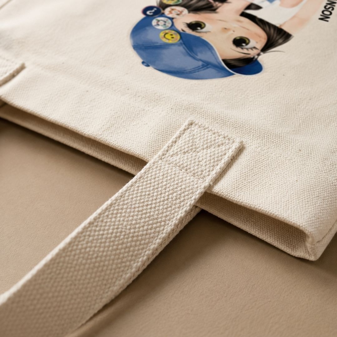 Denim Diary Tote Bag | 300 GSM View 3