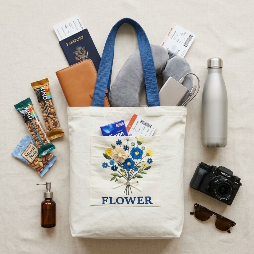 Blue Aura Tote Bag | 300 GSM View 7