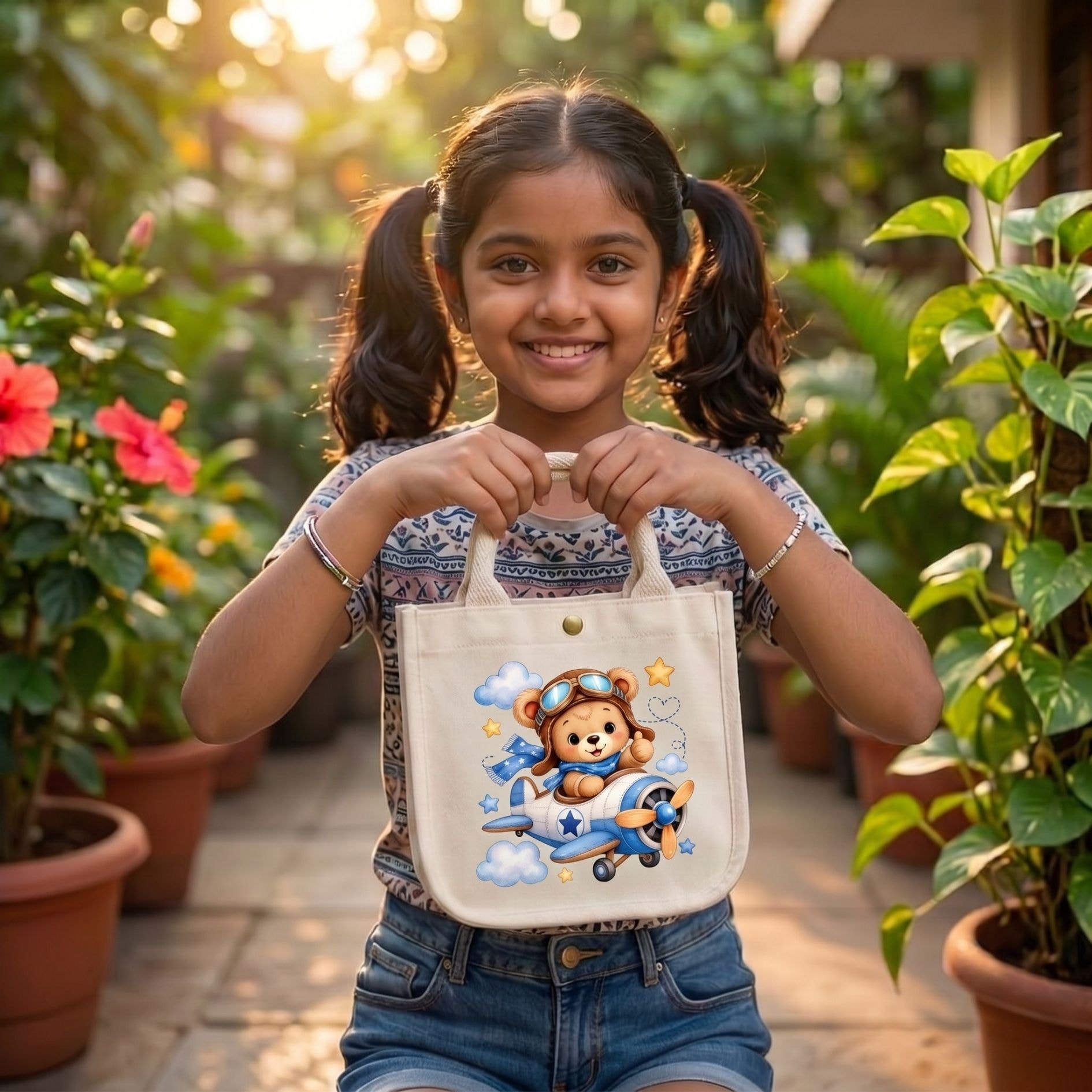 Pilot Bear Kids Bag View 2