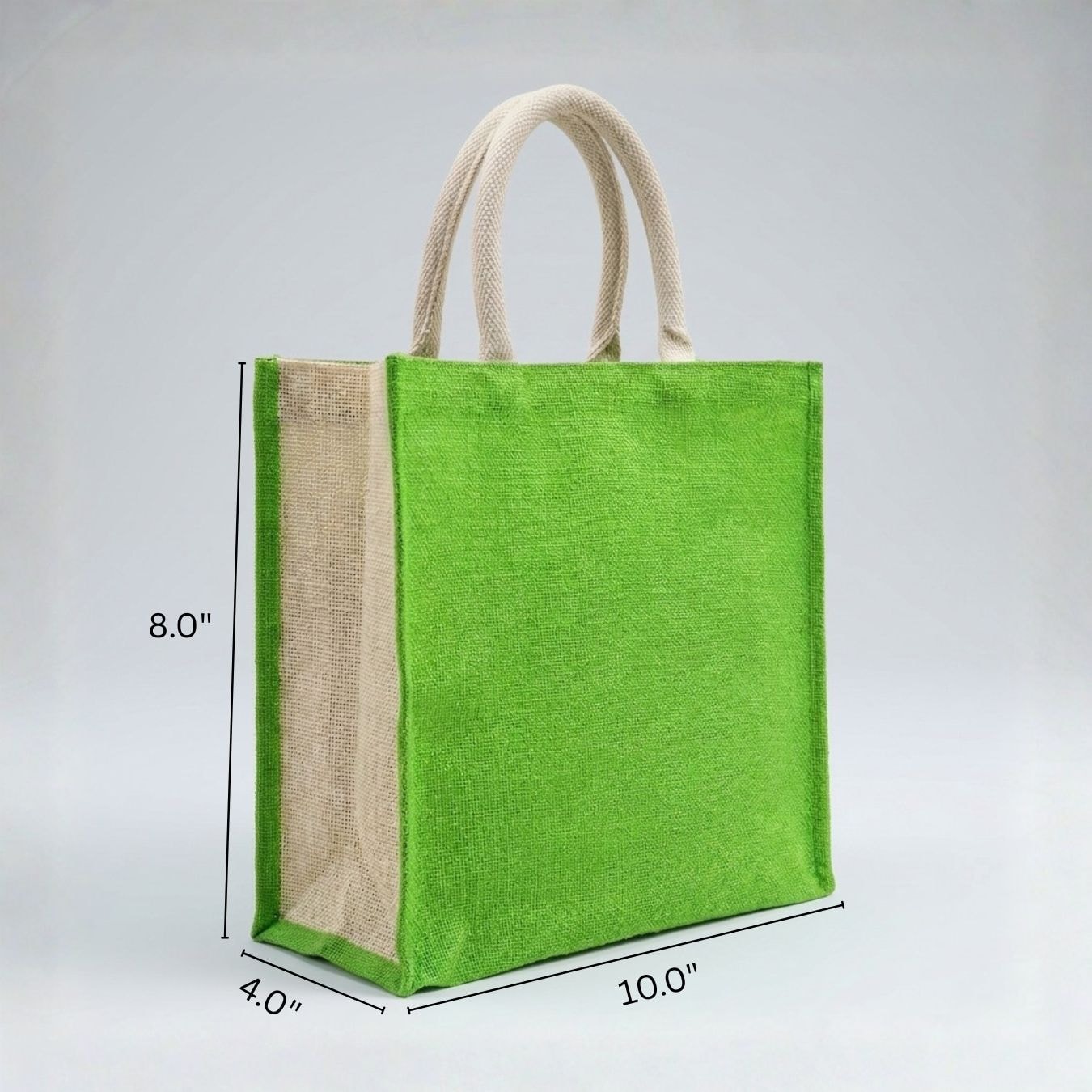 Green Jute Hamper Bag | 350 GSM View 2