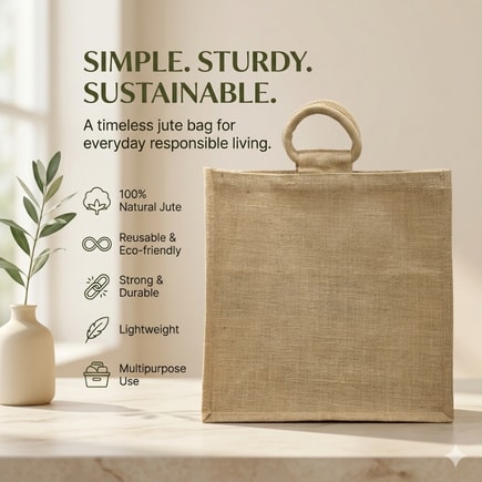 Classic Jute Bag | 350 GSM View 4