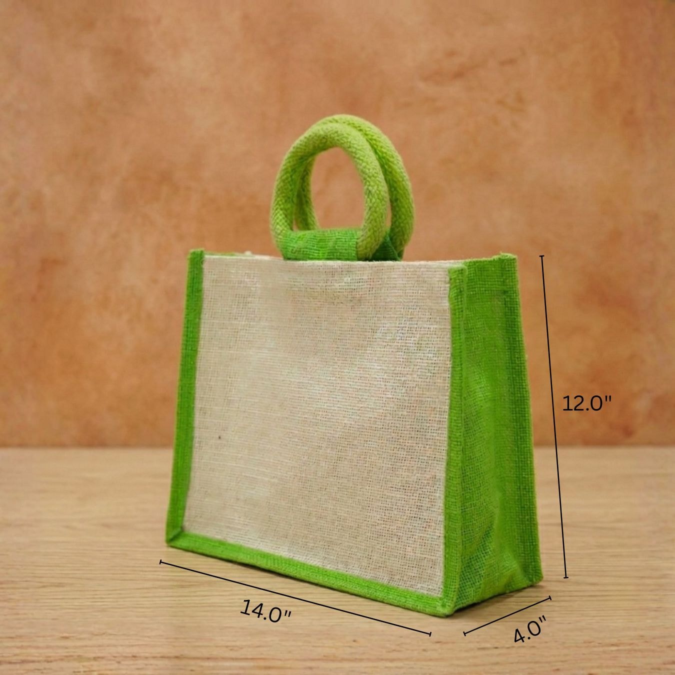 Classic Jute Hamper Bag | 350 GSM View 4