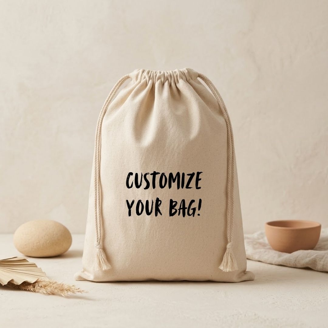 3x4 Inches Cotton Drawstring Bag | 150 GSM View 5