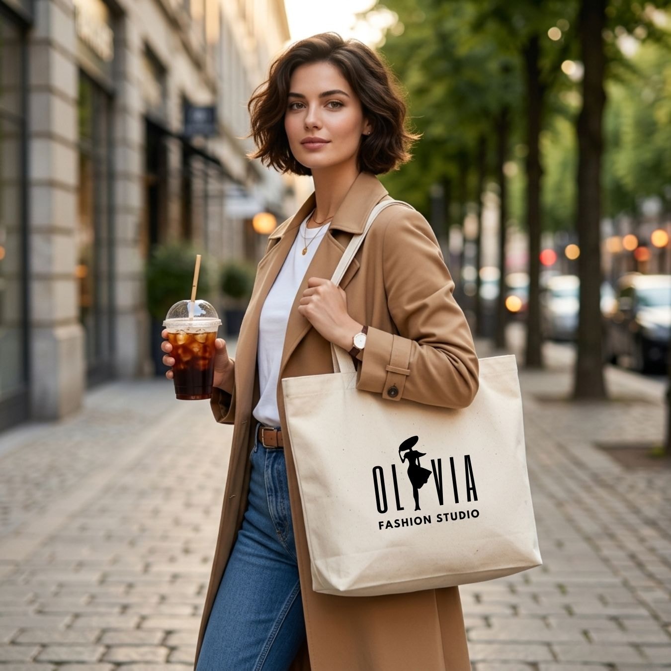 20x18 Inches | Heritage Cotton Tote Bag View 7