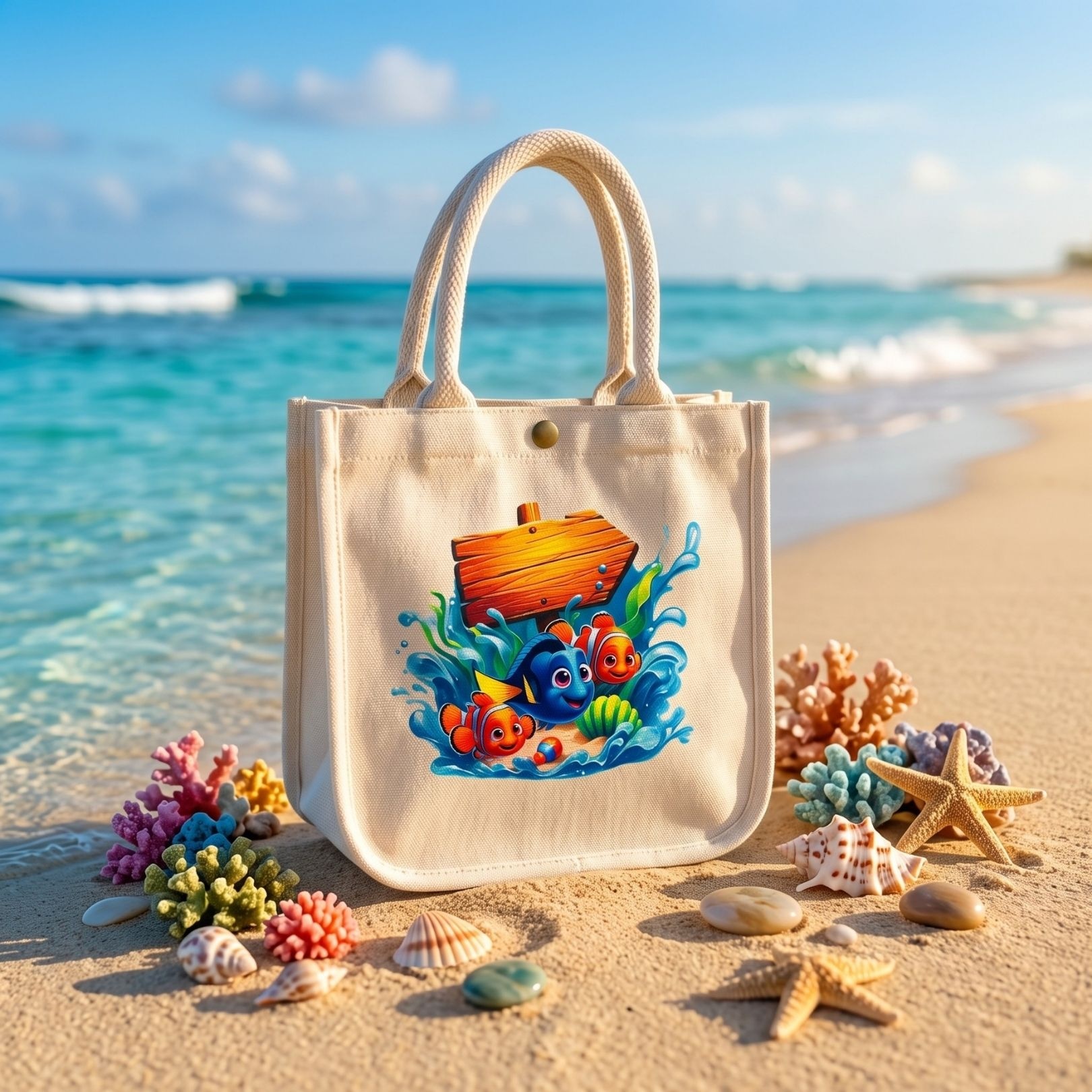 Fishy Fun Kids Bag | 300 GSM alternate view