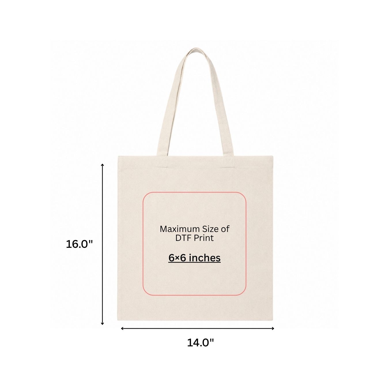 14x16 Inches | Signature Cotton Tote Bag alternate view