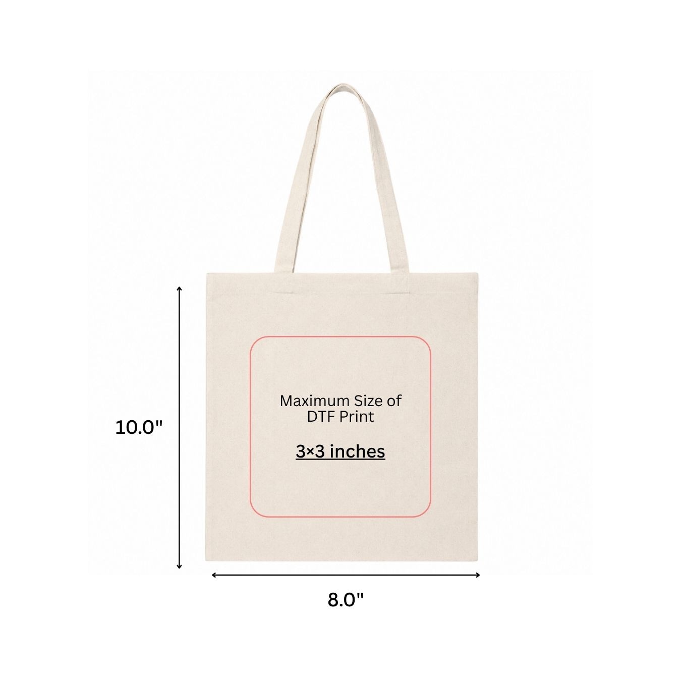 8x10 Inches | Mini Cotton Tote Bag | 150 GSM alternate view