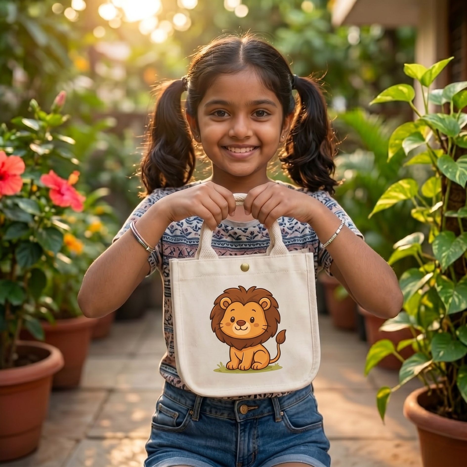 Little Lion Kids Bag | 300 GSM alternate view