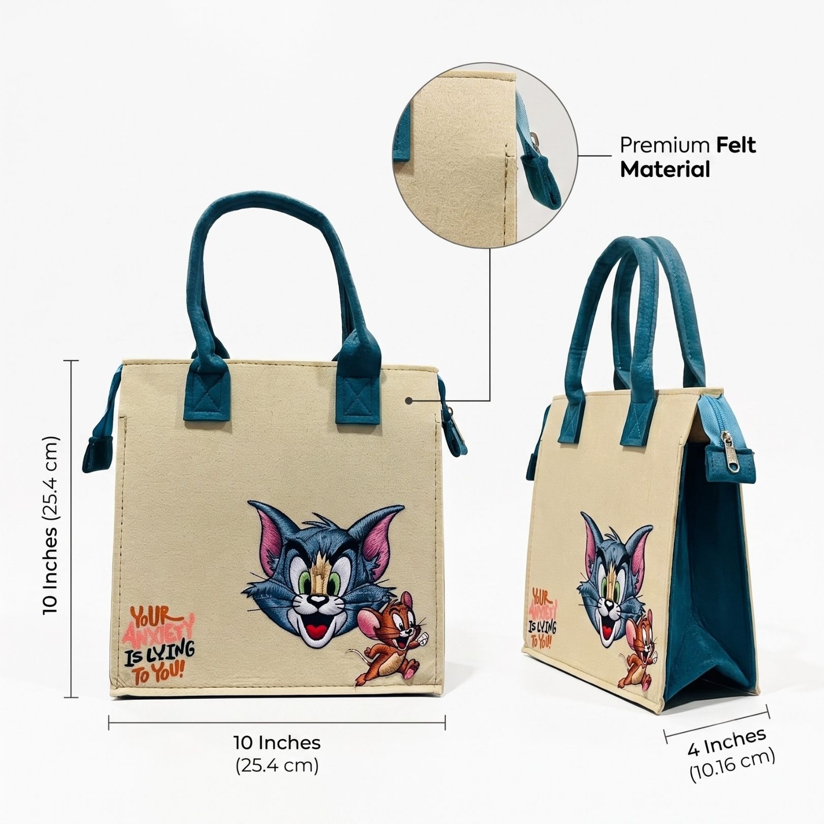 Mischief Makers Felt Bag alternate view