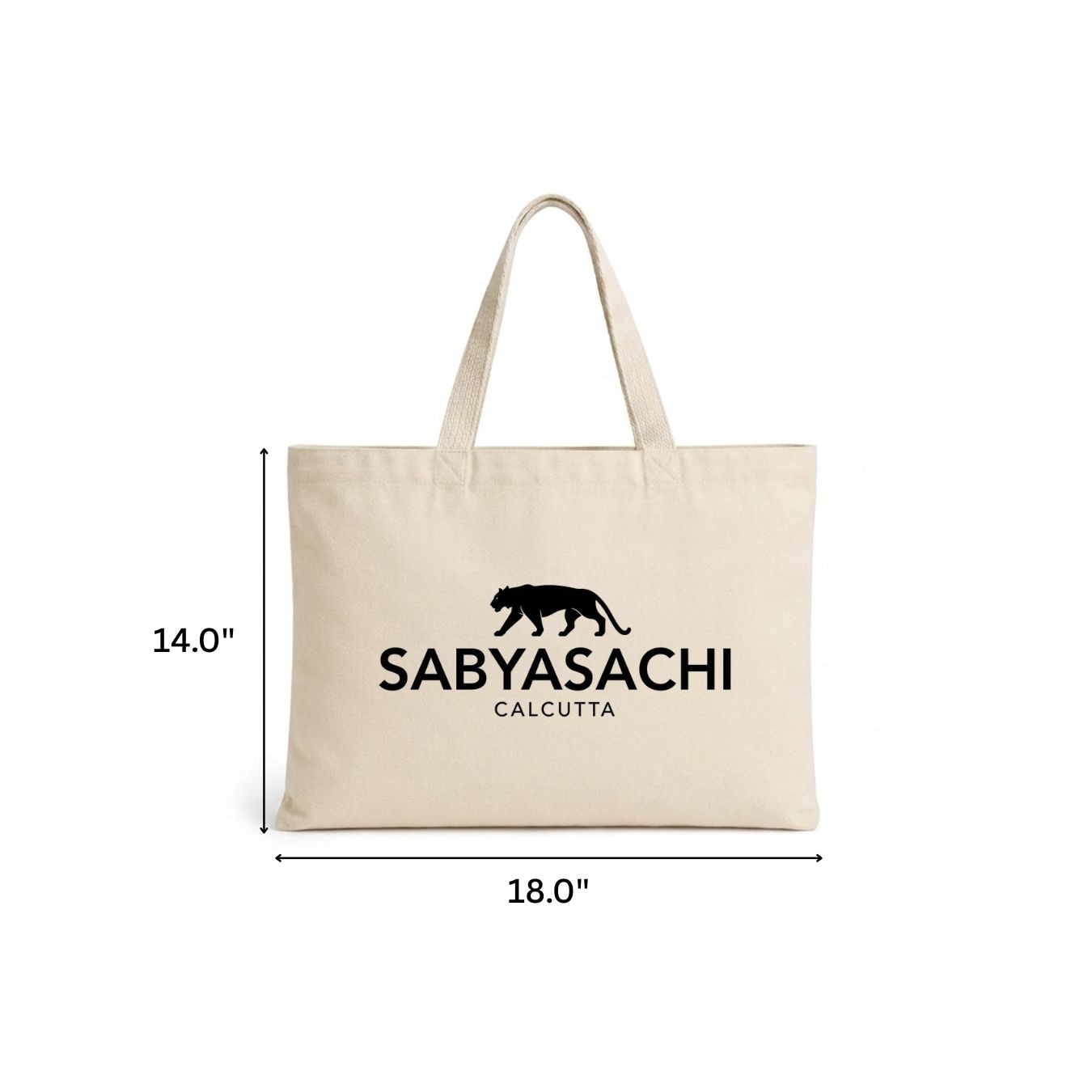 18x14 Inches | Grand Wide Cotton Tote Bag