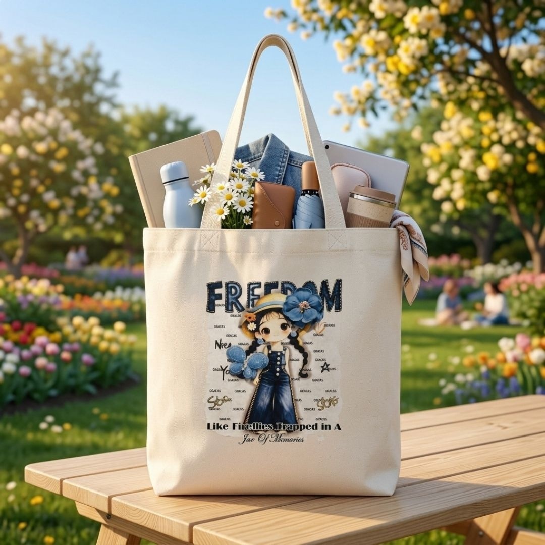Denim Diary Tote Bag | 300 GSM alternate view