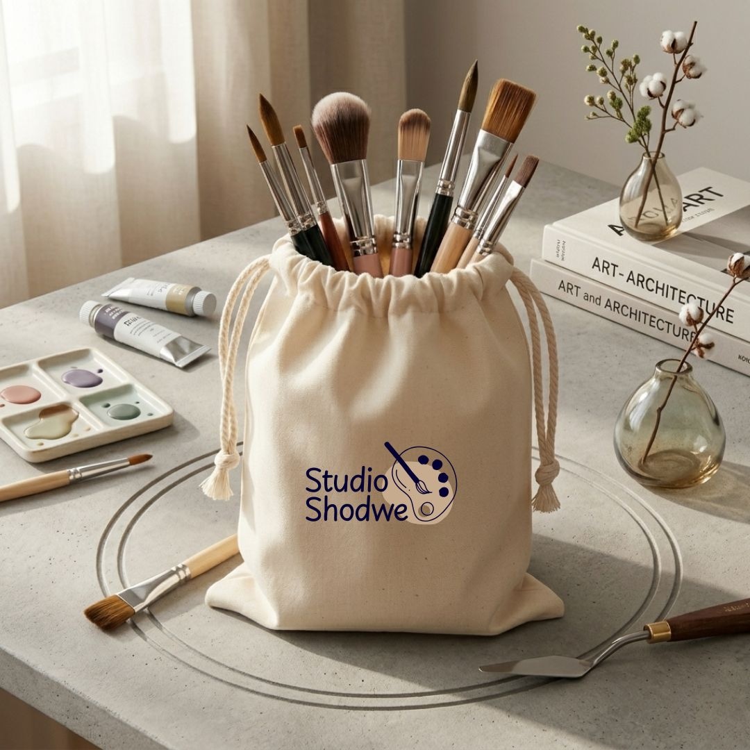 5x8 Inches Cotton Drawstring Bag | 150 GSM alternate view